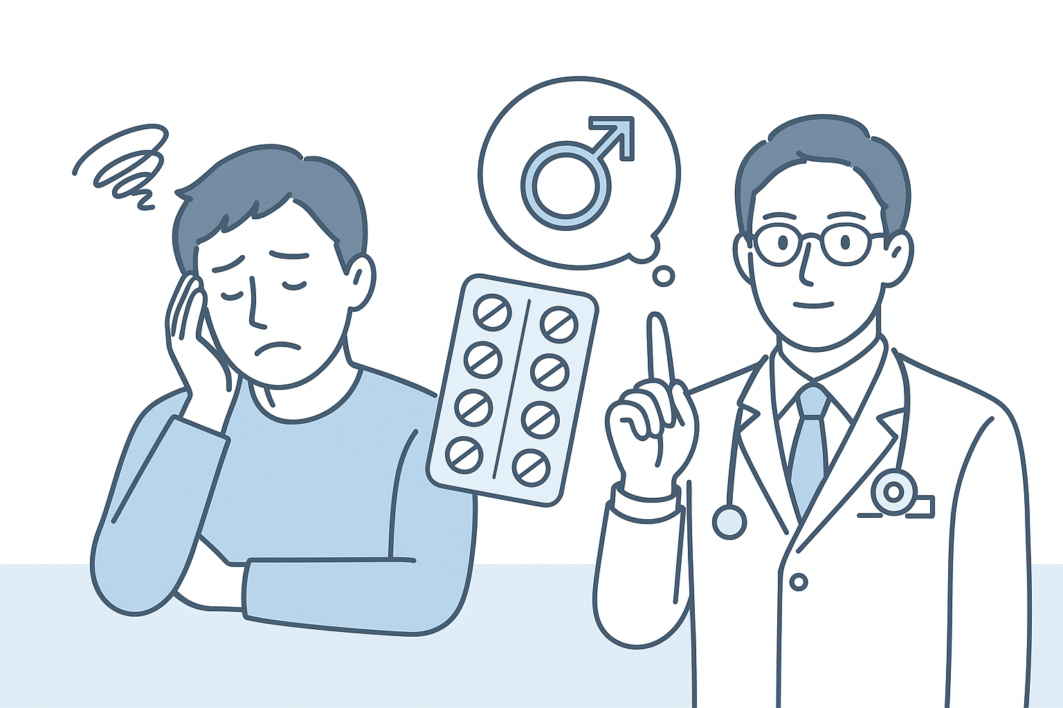 AGA治療中の副作用対策｜性欲減退・EDへの対応