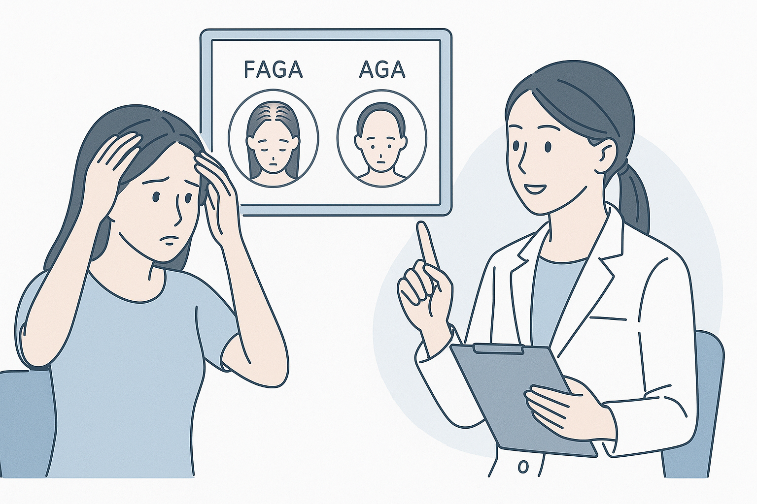 女性の薄毛治療（FAGA）とAGAの違いを解説